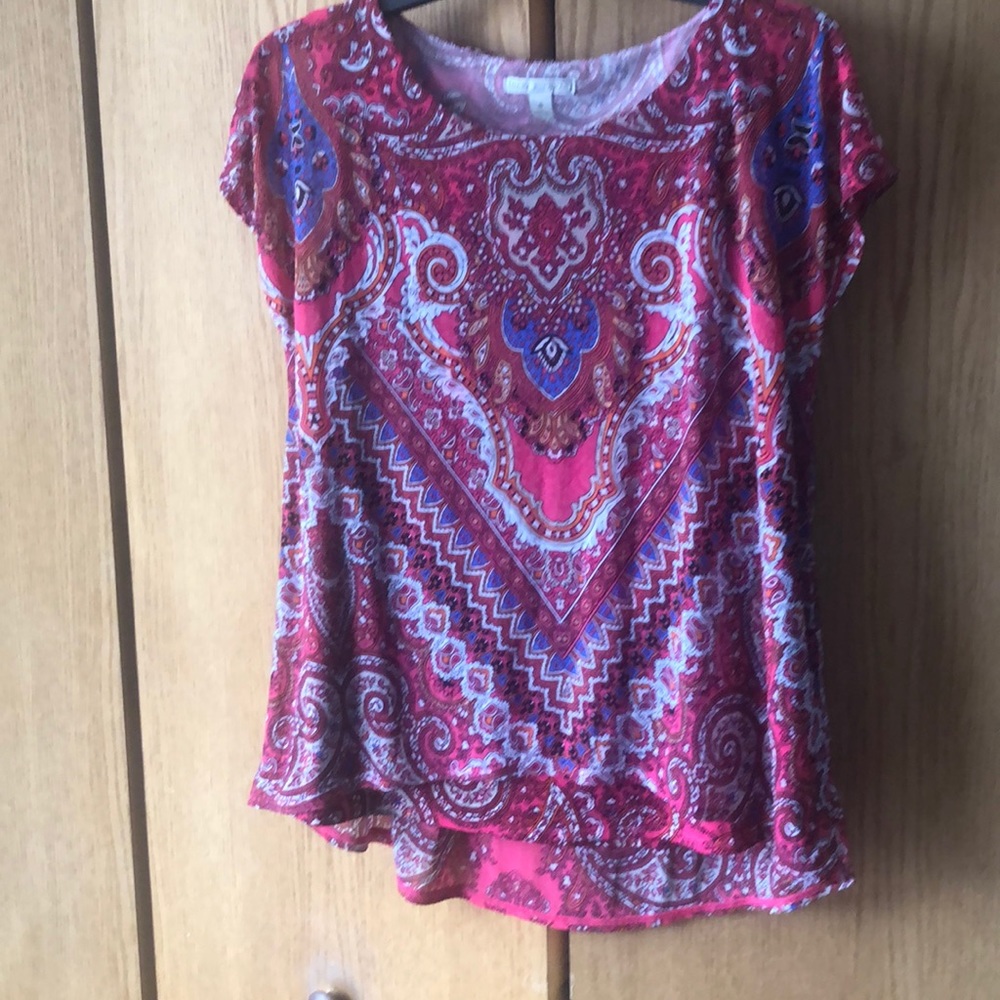 Layered Cap sleeve blouse